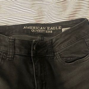 Black skinny leggings America eagle 2p